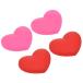 PATIKIL теннис колебание демпфер 4 шт Heart type si Ricoh n амортизатор ракетка -тактный кольцо dumping теннис ракетка для красный розовый 