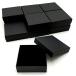 (TUISKU) подарочная коробка 9x9x3cm квадратный аксессуары craft бумага упаковка коробка 12 шт. комплект ( черный )