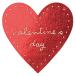  подарок наклейка Valentine tei Mini Heart красный (100 листов ) SV-15S