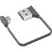  аудио вентилятор microUSB короткий . кабель обе терминал L знак примерно 12cm L знак образец 2 черный AFSSLCBL