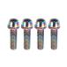 A ABSOPRO велосипед вынос руля винт фиксация винт вынос руля болт M6x20mm 4 шт. комплект сталь производства гайка имеется гнездо колпак винт MTB * ассортимент цвет, винт размер M6x1.0,