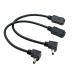 Cablecc 90 раз сверху нисходящий Mini USB 5 булавка мужской - кабель c женский удлинение кабель 2 шт.