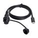 cablecc водонепроницаемый USB-C Type-C USB 3.1 удлинение flash машина крепление удлинение кабель приборная панель panel для 