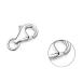  серебряный 925 краб can 8mm 10mm 13mm S925 silver925 (2 шт, 13mm)