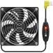 moriyaa охлаждающий вентилятор USB вентилятор 1500RPM мощный охлаждающий тихий звук 3 уровень поток воздуха настройка возможно PC вентилятор вытяжной вентилятор двойной мяч подшипник супер продолжительный срок службы тонкий 5V экономия энергии кондиционер персональный компьютер PS4