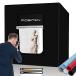  2 цвет фотосъемка box FOSITAN 80cm цвет температура style свет возможность 3200-5500K 5 цвет фон сиденье большой предмет .. box style свет контейнер имеется 252PCS высокая яркость с подсветкой фотосъемка комплект товар фотосъемка для .