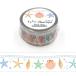  world craft маскировочная лента Kirakira прозрачный лента Rainbow Aurora . ширина 20mm Shell KCT20-017