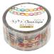 world craft маскировочная лента Kirakira прозрачный лента Gold . ширина 20mm Paper garland KCT20-011