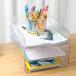 A4 продольный .3 уровень документы tray, письмо кейс, письмо tray, книжка и т.п. место хранения (3pcs/ комплект, прозрачный )