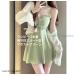  новый продукт лето One-piece купальный костюм женщина техническое обслуживание .. юбка type авокадо зеленый тонкий горячие источники для купальный костюм Trend звезда рисунок спорт стиль 