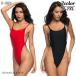 teti Leotard высокий ноги женский нижнее белье красный чёрный Ran Jerry костюм 