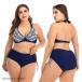  бикини купальный костюм комплект раздельный 2 позиций комплект женский верх и низ в комплекте body type покрытие купальный костюм большой размер D cup 4L 5L E cup лето пляж плавание 