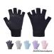  йога перчатка перчатки женский палец отсутствует предотвращение скольжения имеется палец нет половина ласты ga- чёрный одноцветный простой 