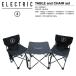  электрический ELECTRIC TABLE and CHAIR set стол стул комплект морская вода . уличный кемпинг ONE SIZE черный 