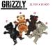 GRIZZLY Grizzly XL BEARS STICKER стикер Bear - наклейка скейтборд скейтборд SK8 стандартный товар 