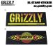  Grizzly GRIZZLY XL Stamp Sticker наклейка-логотип наклейка скейтборд Street скейтборд стандартный товар 