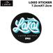 la kai LAKAI Logo Sticker наклейка-логотип наклейка скейтборд Street 7.2cm стандартный товар 