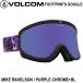  Volcom VOLCOM FOOTPRINTS GOGGLE мужской защитные очки от снега сноуборд лыжи winter спорт MIKE RAVELSON / PURPLE CHROME+BL стандартный товар 