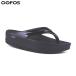 �|�C���g10% �E�[�t�H�X �E�[���K �u���b�N ���f�B�[�X �l�C ���� ���J�o���[�T���_�� �X���b�p OOFOS OOmega Black 200044-BK