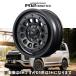 �~�c�r�V �f���JD5 MITSUBISHI DELICA D5  �w�z�C�[��4�{�Z�b�g�x NITRO POWER R12 18x7.5J ET35 5H114.3 �o�����u���b�N�iBBK) MID �}���J