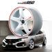 �V�r�b�N TYPE R CIVIC TYPE R FL FK �w�z�C�[��4�{�Z�b�g�x MID RACING R50 18x8.5J ET45 5H120 �z���C�g/�������b�h���C��(WRR) RAYS �}���J