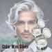 �J���[���b�N�X 2�Z�b�g �V���o�[ �O���[ �V���o�[���b�N�X BABLO POMADE ������ �w�A���b�N�X 50g�~2��