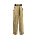 Mame Kurogouchimame черный go chiHigh Waisted Chino Wide Trousers высокий талия chino широкий брюки бежевый 1 MM21PF-PT705