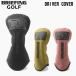 BRIEFING GOLF Briefing Golf DRIVER COVER DL Driver покрытие большой колено ma кожа черный свет o Lee хлеб Brown крышка головки цилиндров 