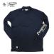Penguin by Munsingwear пингвин bai Munsingwear одежда STRETCH LONG SLEEVE MOCK NECK стрейч длинный рукав mok шея темно-синий мужской футболка 