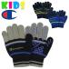  Champion перчатки детский Kids Champion boys девушки детский рост рост перчатки Junior предотвращение скольжения есть осень-зима бренд Logo защищающий от холода осень-зима 
