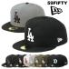  New Era колпак Los Angeles *doja-s59FIFTY NEW ERA LA мужской шляпа Baseball колпак большой размер боковой patch 