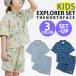 THE NORTH FACE North Face Kids выставить рубашка шорты K'S EXPLORER SET Kids выставить верх и низ в комплекте общий рисунок принт Denim Like NH8SR23