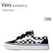 Vans OLD SKOOL EZ Black White CHK バンズ オールドスクール チェッカーボード ベルクロ V36EZ