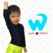  Rush Guard Kids длинный рукав вытирание наружный сделано в Японии WKR-4200 marin2018001