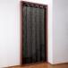 accordion type. divider curtain ( Brown leaf )