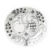 �iA�j Arabia �p���e�B�b�V �I�[�o���v���[�g 25cm �u���b�N 1005394