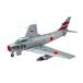 7563 F-86F-40 Saber авиация собственный .. no. 3 полет .1/200 шкала 
