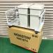 [ не использовался ]LIXIL/ Lixil WDK075W шкаф пыль Wagon открытый шкаф для мусорная корзина промежуток .75cm для с роликами .*115755