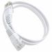 CAT6 категория 6 тонкий super Flat LAN кабель 1m 100cm белый персональный компьютер интернет PC Wi-Fi WiFi маршрутизатор беспроводной проводной электропроводка 