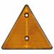 15cm прицеп грузовик треугольник отражатель рефлектор желтый цвет / orange / оранжевый 1 листов tail маленький размер средний большой тяжелое оборудование снегоочиститель удар сзади предотвращение 