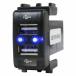 ڥ˥åA ޡ K12 H14.3H22.7 LED/֥롼 2 USBݡ  12V 2.1A  ѥͥ USBåۡ륫С Ÿ