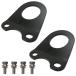 2 шт set [6mm толщина ] Jimny SJ30 JA71 JA11 JA12 JA22 фаркоп искривление . иметь чёрный / черный фаркоп внедорожник крепление, опора Suzuki 