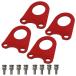 4 шт set [6mm толщина ] Jimny SJ30 JA71 JA11 JA12 JA22 фаркоп искривление . иметь красный / красный фаркоп внедорожник крепление, опора Suzuki 