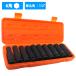 �f�B�[�v�C���p�N�g �\�P�b�g 10�� �Z�b�g 6�p �\�P�b�g �����p(1/2�C���` ��12.7mm) �����O �C���p�N�g �����` 12.7 �Z�p