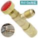 �y����220�~�z�G�A�R�� �K�X �`���[�W �o���u R32 R410a �R���g���[�� �o���u �}�j�z�[���h�Q�[�W �I�X ���X 5/16 �ϊ��A�_�v�^�[ ���ʐ���