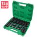 15�{�Z�b�g �f�B�[�v �\�P�b�g �C���p�N�g �����` �����p 12.7mm 1/2�C���` �����O �h���C�o�[ ���� ���� ���� �H�� �Z�p��