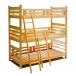 3 уровень bed bed бесплатная доставка 3 уровень bed Mate трехъярусная кровать ширина 1060 глубина 1050 рама : сосна натуральное дерево покраска : природа покраска ( меласса .. отделка современный living 