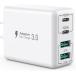 USB C зарядное устройство 40W внезапный скорость USB розетка AC адаптор USB порт &amp; USB C порт USB-A*2 &amp; Type C*2 Type