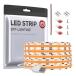 BTF-LIGHTING FCOB COB LED лента свет USB свет высокая плотность гибкий 2M 640LEDs/2m orange оранжевый цвет 
