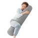 GOFORIT Dakimakura подушка длинный иен стойка самочувствие ....... ширина направление . моти моти подушка серый покрытие ... soft боа ткань 